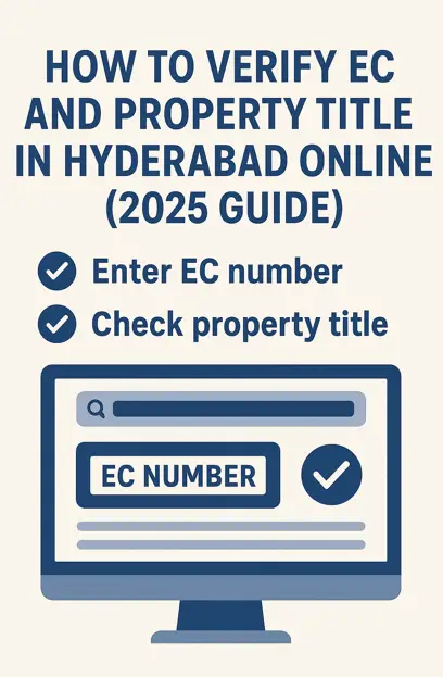 How to Verify EC and Property Title in Hyderabad Online (2025 Guide)