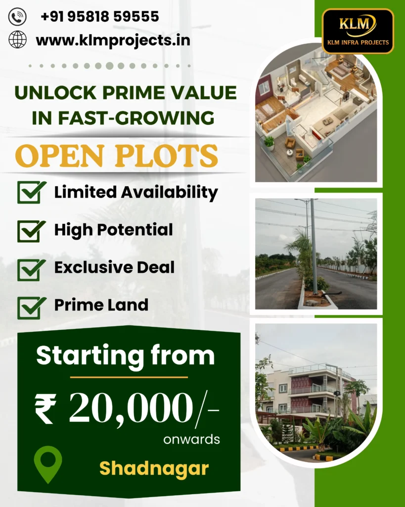 Open Plots in Shadnagar Near Hyderabad
