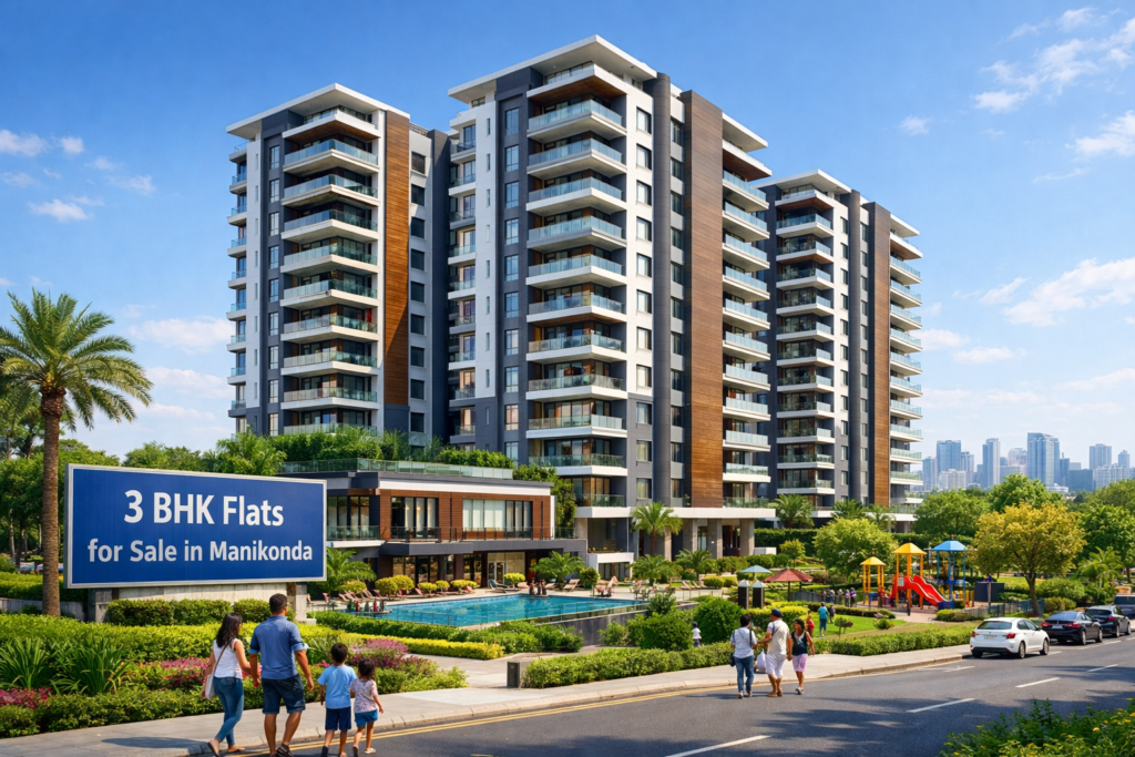 3 bhk flats in manikonda for sale