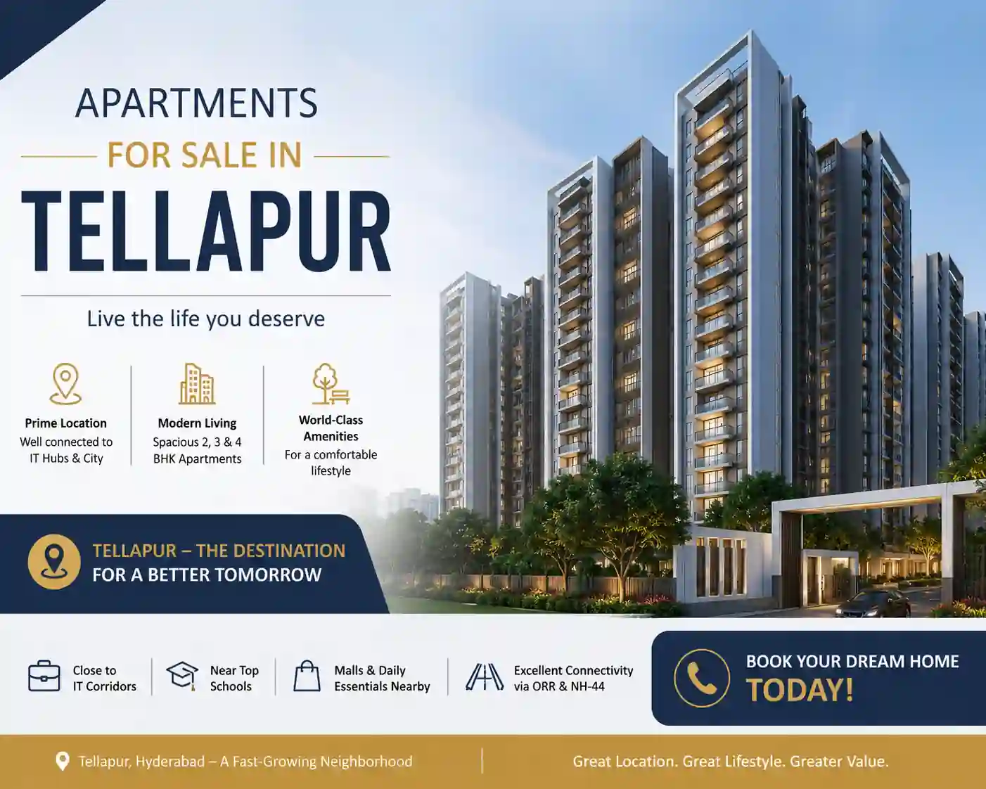 Apartments for Sale in Tellapur