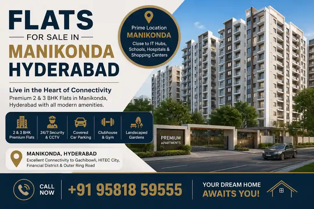 Flats for Sale in Manikonda Hyderabad